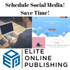 Save Time! Schedule Your Social Media! Save Time! Schedule Your Social Media!
