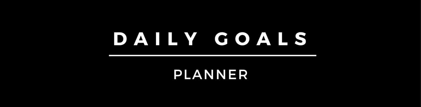 Daily Goals Planner