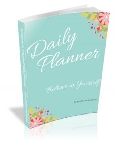 Daily Planner Believe