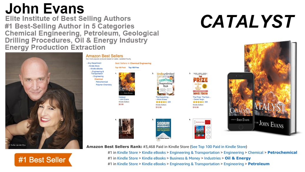 John Evans Hits #1 Amazon.com Best-Seller List in Five Categories with “Catalyst”