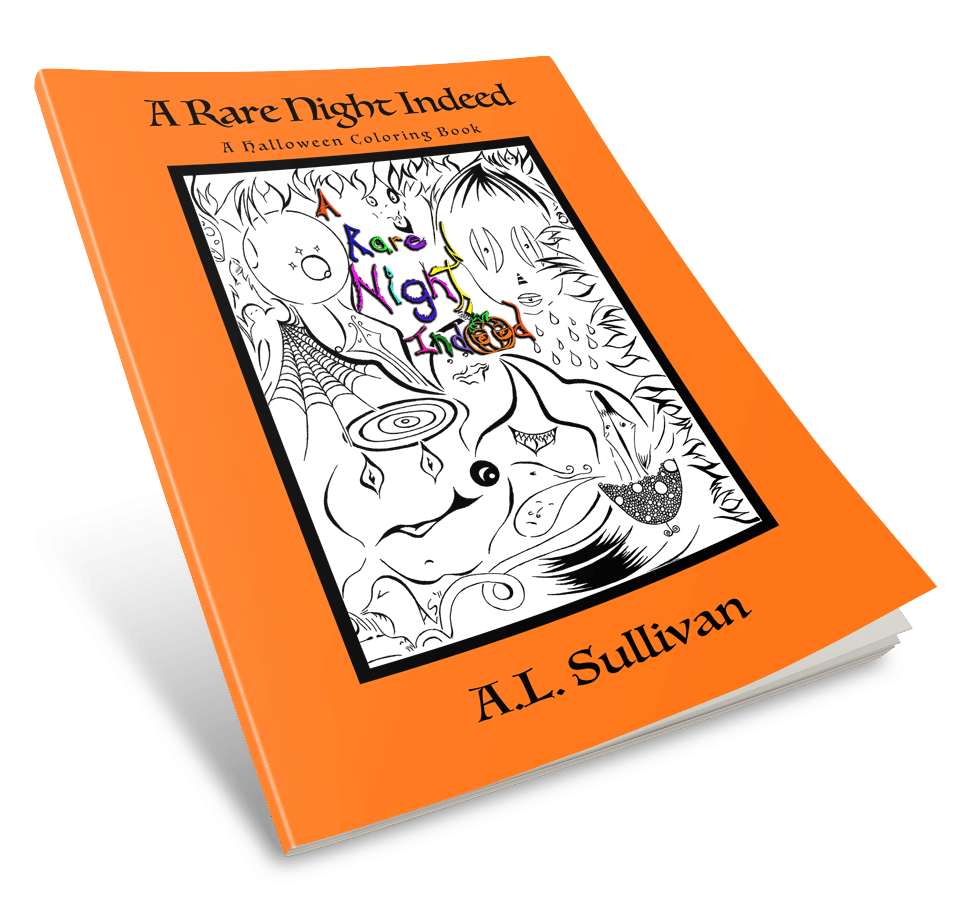 A Rare Night Indeed: Halloween Coloring Book