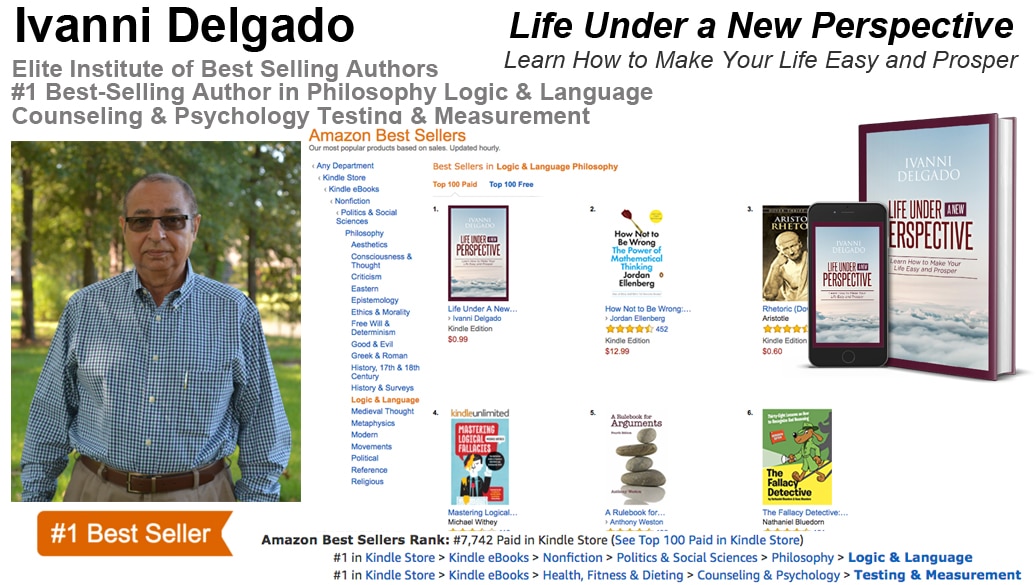 Ivanni Delgado Hits #1 Best-Selling Author with his new book “Life Under a New Perspective: Learn How to Make Your Life Easy and Prosper.”