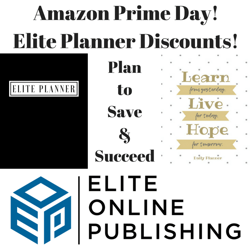 Amazon Prime Day is Coming Monday & So Are Our New Elite Planners!