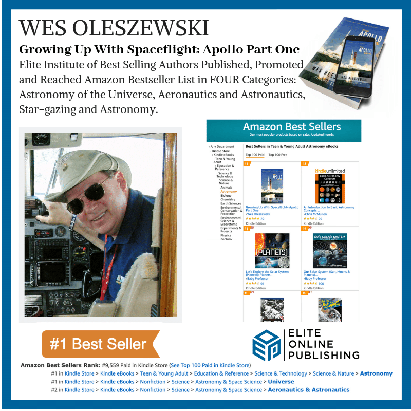 Author Wes Oleszewski Hits #1 Bestseller with Apollo Book