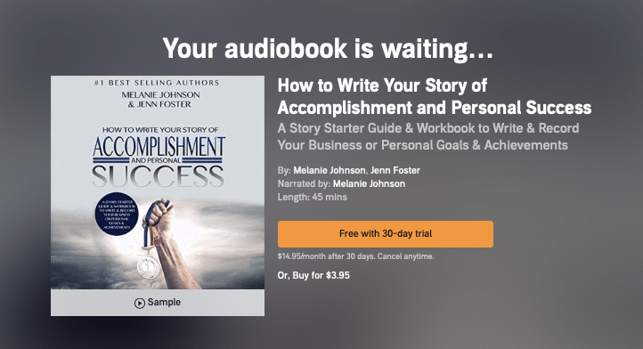 How to Create a Custom Audible Trial Page with Your Own Book