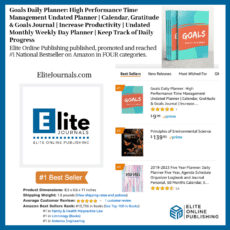 Goals Daily Planner by Elite Journals Hits #1 Bestseller on Amazon Goals Daily Planner by Elite Journals Hits #1 Bestseller on Amazon