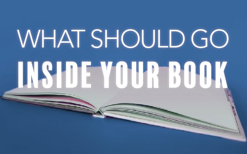 What Should Go Inside Your Book