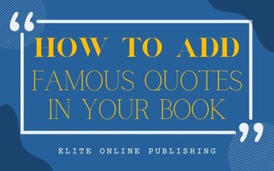 How to Add Famous Quotes in Your Book