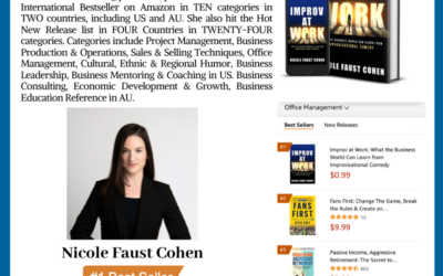 Nicole Faust Cohen Hits #1 International Bestseller