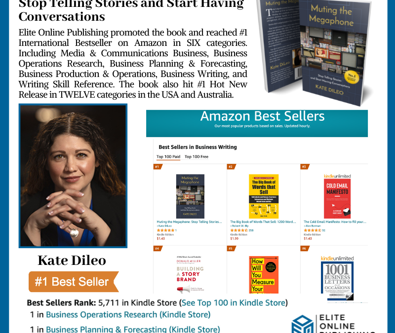#1 International Bestselling Author Kate DiLeo