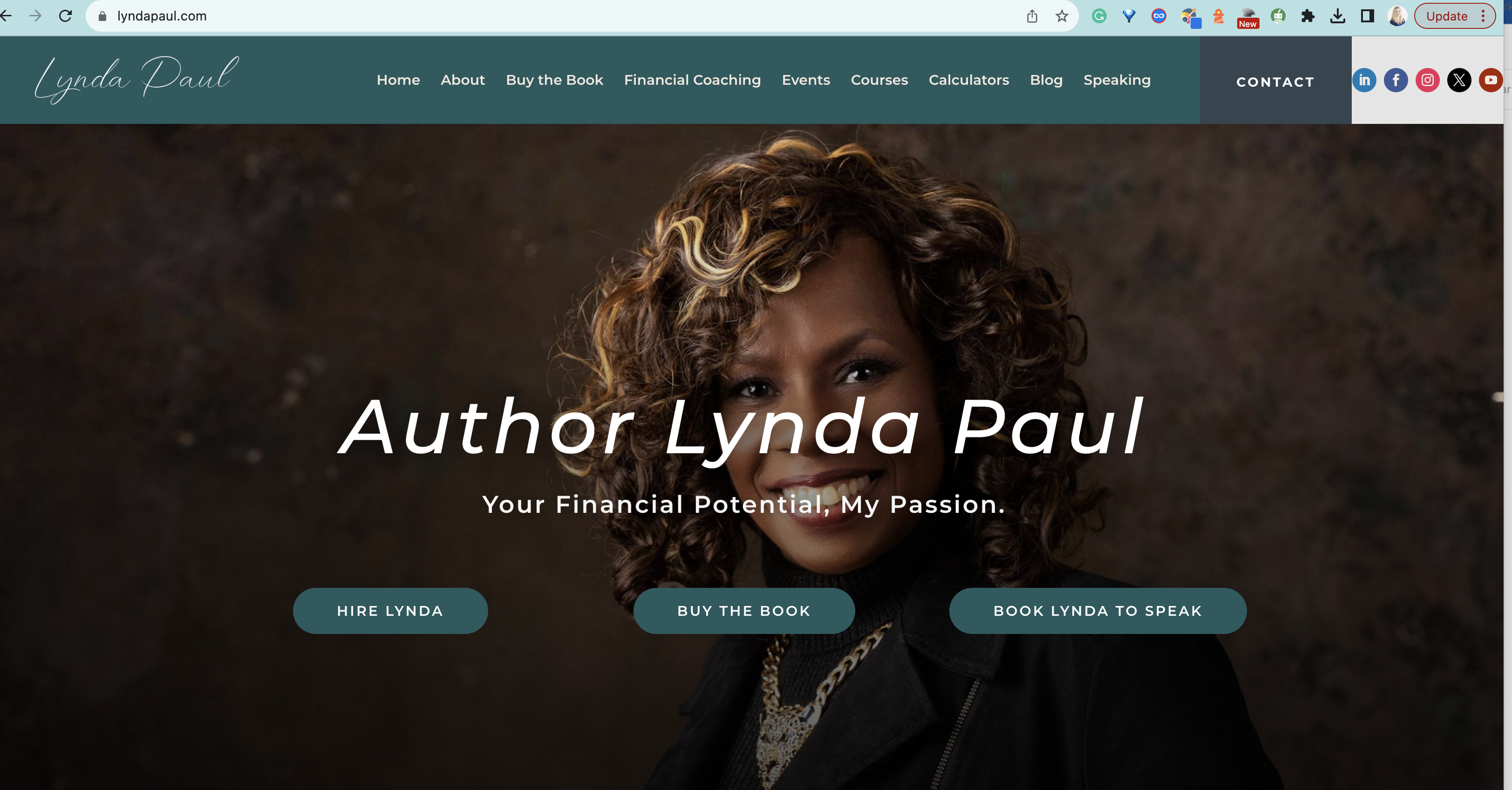author lynda paul website